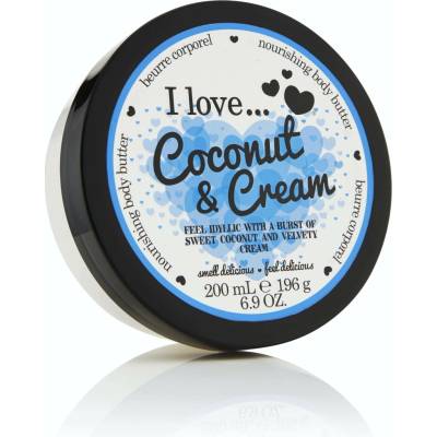 I Love Coconut & Cream tělové máslo 200 ml