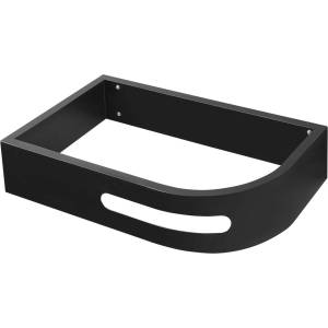 Sapho Pulse - Конзола за умивалник с държач за кърпи, матово черна BM752-CL (BM752-CL)