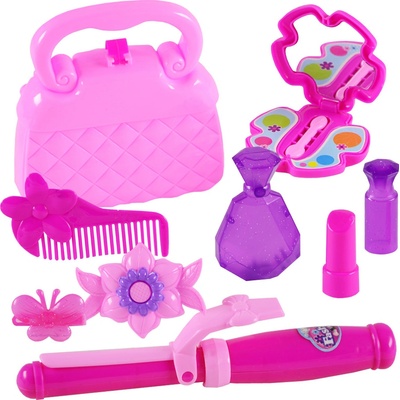 KAIYUE 1800KB Beauty set pre dievčatá kabelka so srdiečkom a Kosmetické doplnky 8ks