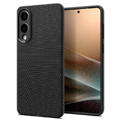 Силиконов кейс за Samsung Galaxy S25 Edge от Spigen Liquid Air - Matte Black (8800283302523)