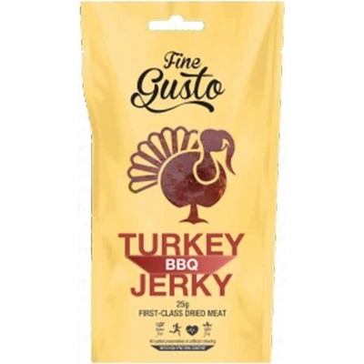 Fine Gusto turkey jerky BBQ 25 g