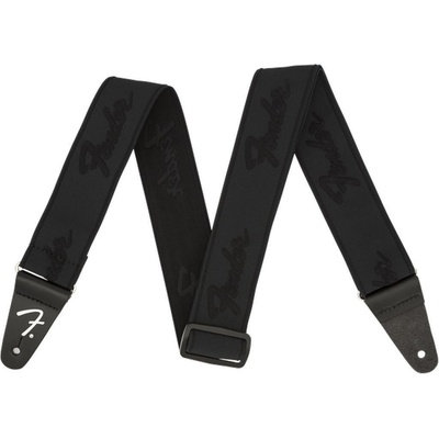 Fender Weighless Strap Running Logo Black Колан за китара (0990642076)