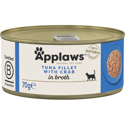 Applaws Cat tuňák a krab 48 x 70 g