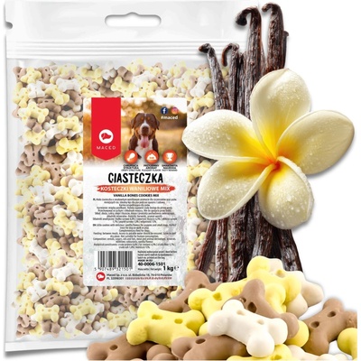 MACED Sušienky pre psov s príchuťou vanilky Mix 1 kg