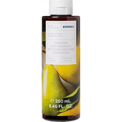 Korres Bergamot Pear Renewing Body Cleanser hydratačný sprchový gél 250 ml