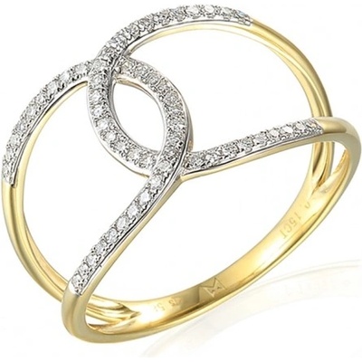 Gems Diamantový prsten Emory žluté a bílé zlato s brilianty 585 38 1 8036.2ZB0.0.53.HSISC.000
