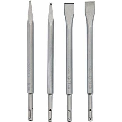 BOSCH Sada sekáčov SDS plus, 4 ks: 2 špicaté 250mm, 2 ploché 250mm 2607017516