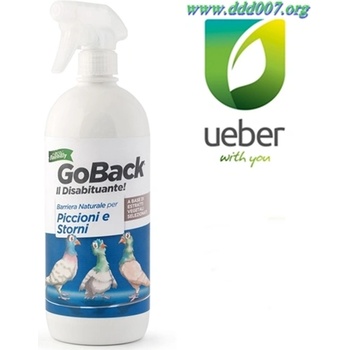 Ueber -Италия Екологичен спрей за прогонване на гълъби и други птици Go Back 750мл