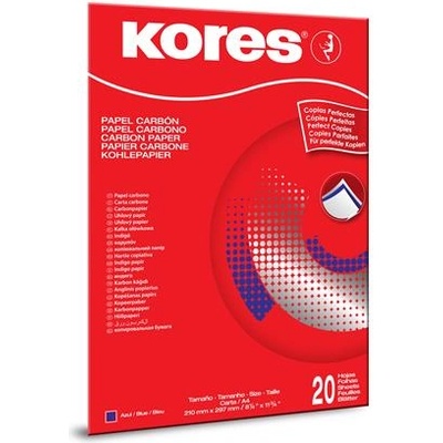 KORES Indigo, A4, ръчен, KORES, 20 листа, син 79079 (79079)