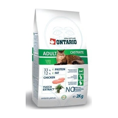 Ontario Cat Adult Castrate 2 kg