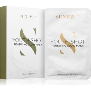 SUNEWMED+ Youth Shot Regenerating Glow Face Sheet Mask платнена маска за регенериране на кожата 6 бр