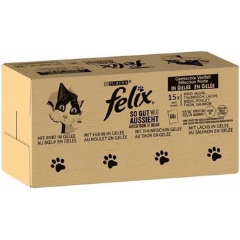 Image 1 of PURINA NESTLE Purina Felix MIX Храна за котки, мокра, 120x85g