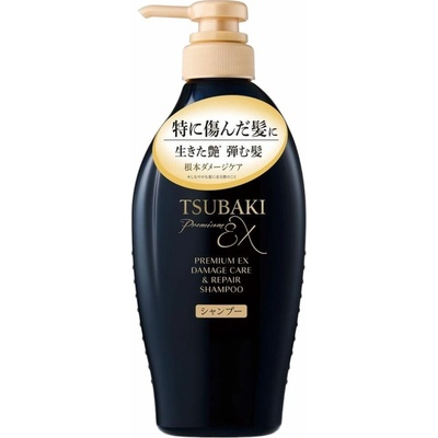 SHISEIDO TSUBAKI Prémiový šampon Premium EX Damage Care & Repair 450 ml