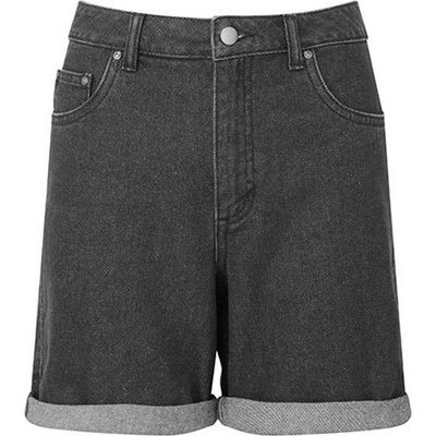 Wombat dámské džínové šortky černý denim |