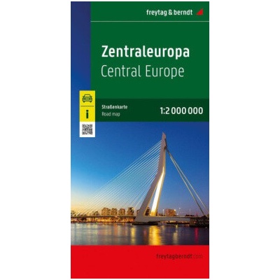 Zentraleuropa, Straßenkarte 1:2.000.000, freytag & berndt