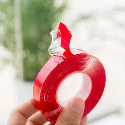 KIK KX 5206 Oboustranná NANO lepicí páska transparentní 30 mm x 3 m