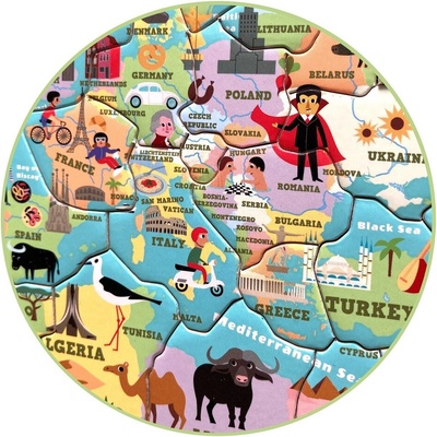 Vilac magnetická mapa sveta Ingela