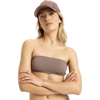 Roxy Lasca Bandeau bikini top - Brown (Deep Taupe)