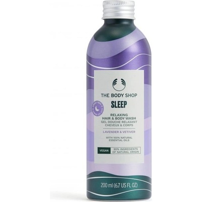 The Body Shop Sleep Relaxing Lavender sprchový gél na telo a vlasy 200 ml
