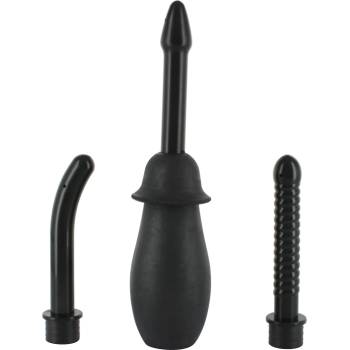 Image 1 of Seven Creations Anal Douche Kit Black