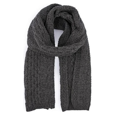 Vlnka vlněná šála B06 černá – Zboží Mobilmania