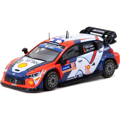 Hyundai i20 N Rally1 #4 Lappi/Ferm vítězové Rally Sweden 2024 Tarmac Works 1:64