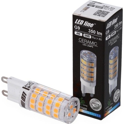 LED line LED žárovka G9 4W, 350lm [245480, 245534, 245541] Teplá bílá