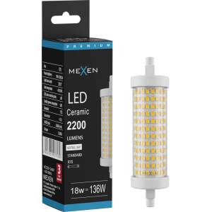 Mexen Vega Димируема LED крушка R7S, 18W, Неутрална - 4000K, 2200 lm - L125-R7S-1840-02 (L125-R7S-1840-02)