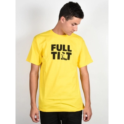 Full tilt Logo yellow tričko s krátkym rukávom