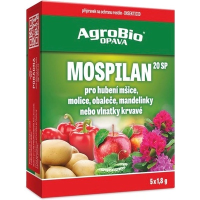 AgroBio Mospilan 20 SP 5 x 1,8 g – Zbozi.Blesk.cz