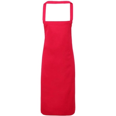 Premier Workwear Zástera s trakmi z biobavlny (bez vrecka) PR102 Hot Pink Pantone 214c 60 x 87 cm