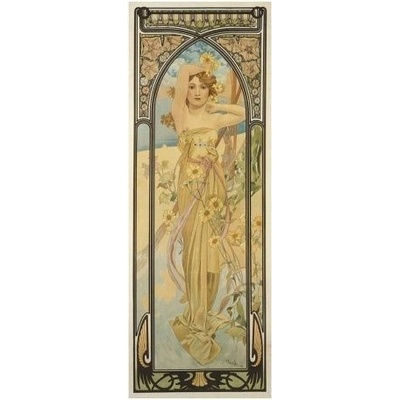Pohled Alfons Mucha – Brightness, dlouhý