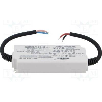 MEAN WELL XLN-60-48 Napájecí zdroj: spínaný; LED; 60W; 48VDC; 0÷1,25A; 110÷305VAC; IP67
