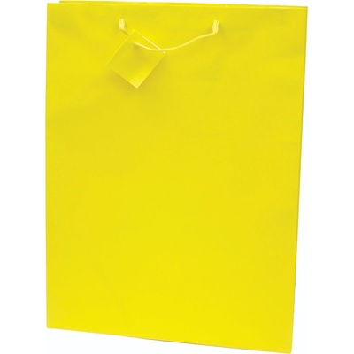 EUROCOM Подаръчна торбичка Mat Jumbo, 33x45.7x10.2cm, жълт (25413-А-ЖЪЛТ)