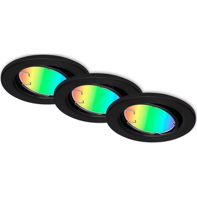 Briloner 7373-035 - К-кт 3x LED RGB Димируема лампа за вграждане LED/4, 9W/230V + д. у (BL2013)