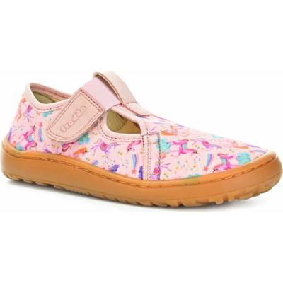 Froddo barefoot Canvas T-bar G1700439-8 Pink+