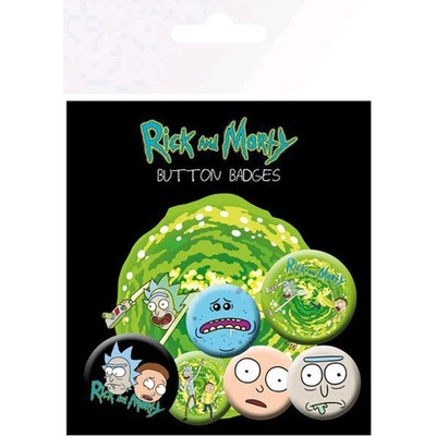 Odznaky set Rick & Morty - Characters