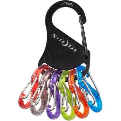 Nite Ize Keyrack S-biner Цвят: черен