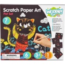 Kteatívna sada vyškrabovacích papierikov Woopie ART & FUN 7 dielov