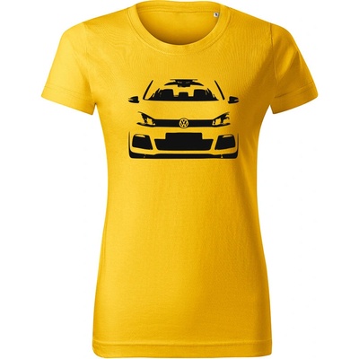 Tričko Volkswagen Golf MK7 dámske tričko Trávová zelená Čierna