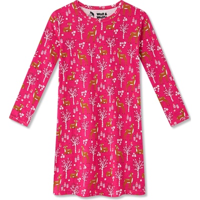 Wolf & Wolfie S2583 sýto ružová