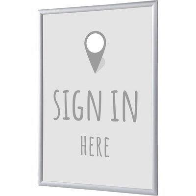 Jansen Display Set klaprámu A1, Přihlášení, šedý, anglicky, 625 x 872 mm – Hledejceny.cz