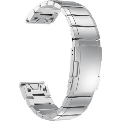 PROTEMIO 94427 ARMOUR QUICK RELEASE Kovový remienok pre Garmin Fenix 8 51mm strieborný