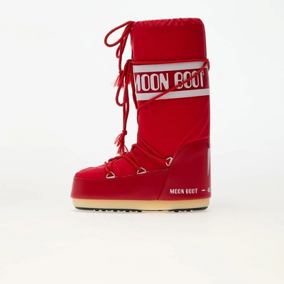 Moon Boot Nylon dámské sněhule red – Sleviste.cz