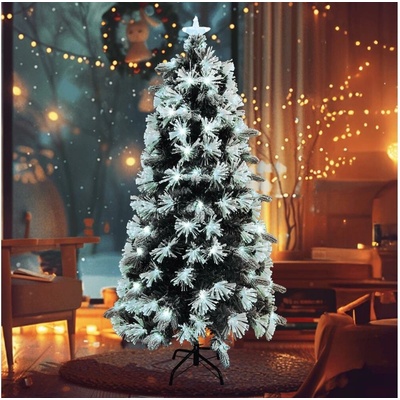 Aigostar LED Ven. ván. stromek 55xLED/3,6W/230V/8 funkcí 60cm IP44 stud bílá B10303Y2Q