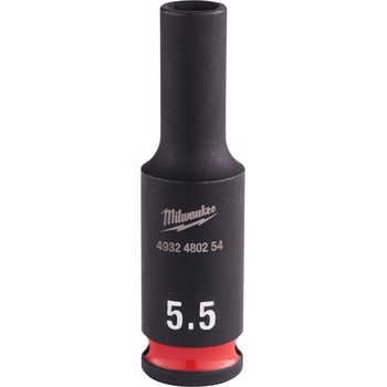 MILWAUKEE Nástrčný kľúč 1/4" - Hex 5,5 SHOCKWAVE predĺžený
