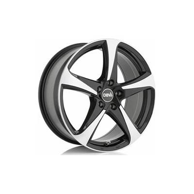 DBV 5SP 001 6,5x16 4x100 ET40 black polished