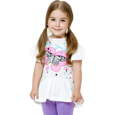 Winkiki kids Wear dívčí tričko Tree Nymph bílá