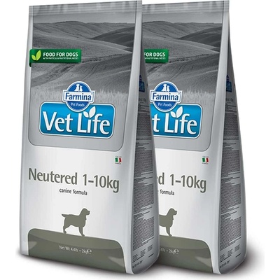 Vet Life Dog Neutered 1-10 kg 2 x 10 kg