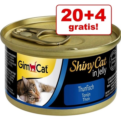 Gimcat ShinyCat Jelly Kitten Tuňák 24 x 70 g